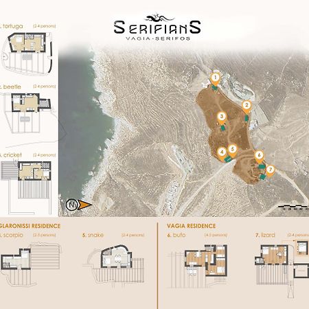 Snake House 180 Sea View - Serifians Residences Vagia (Serifos) Экстерьер фото