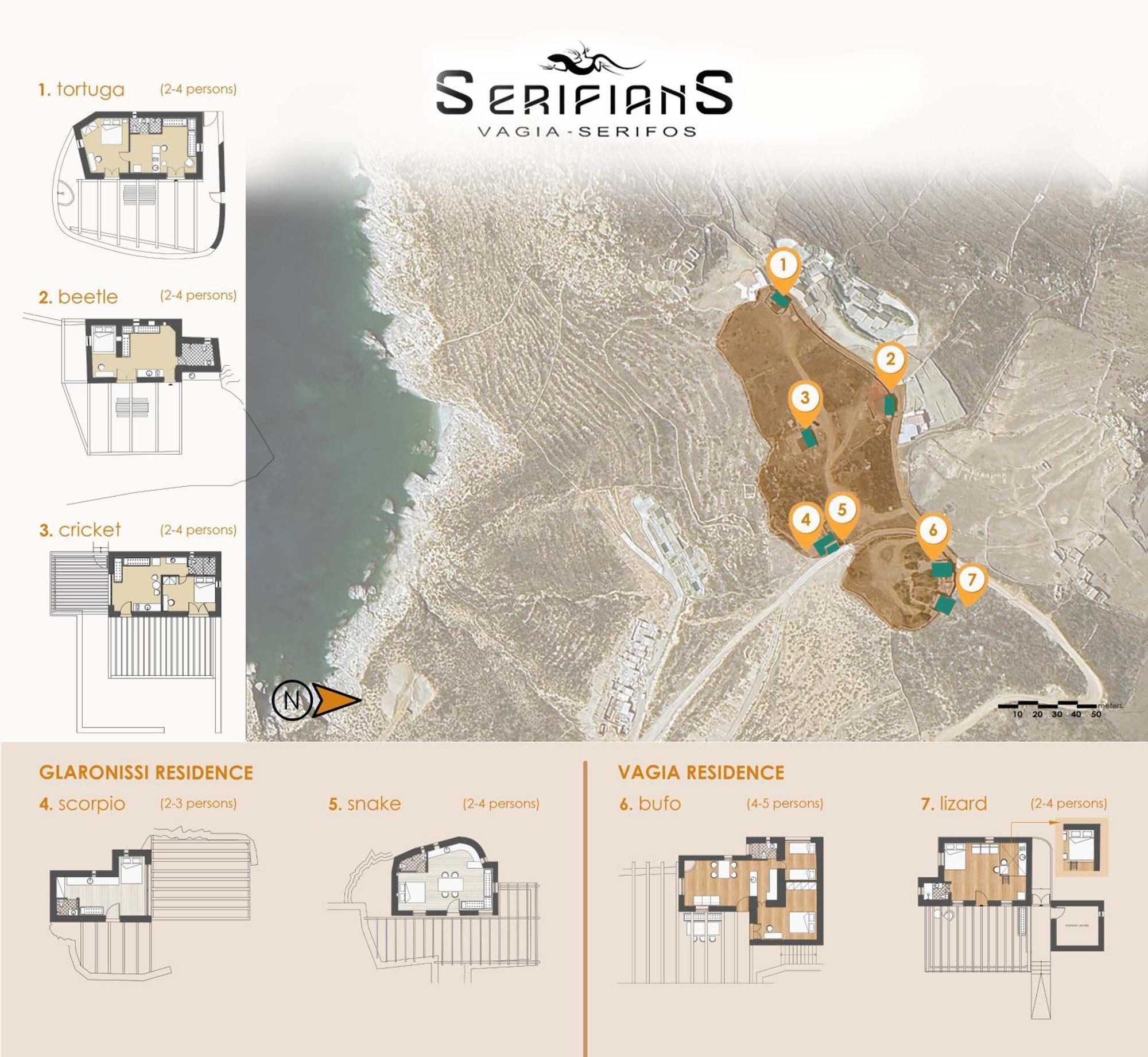 Snake House 180 Sea View - Serifians Residences Vagia (Serifos) Экстерьер фото